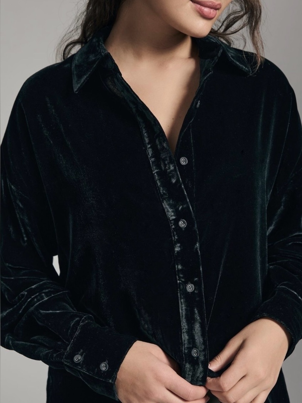 Anthropologie Favorite Daughter The Velvet Ex-Boyfriend Shirt M runs large NWT